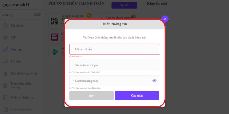 nạp tiền bet88